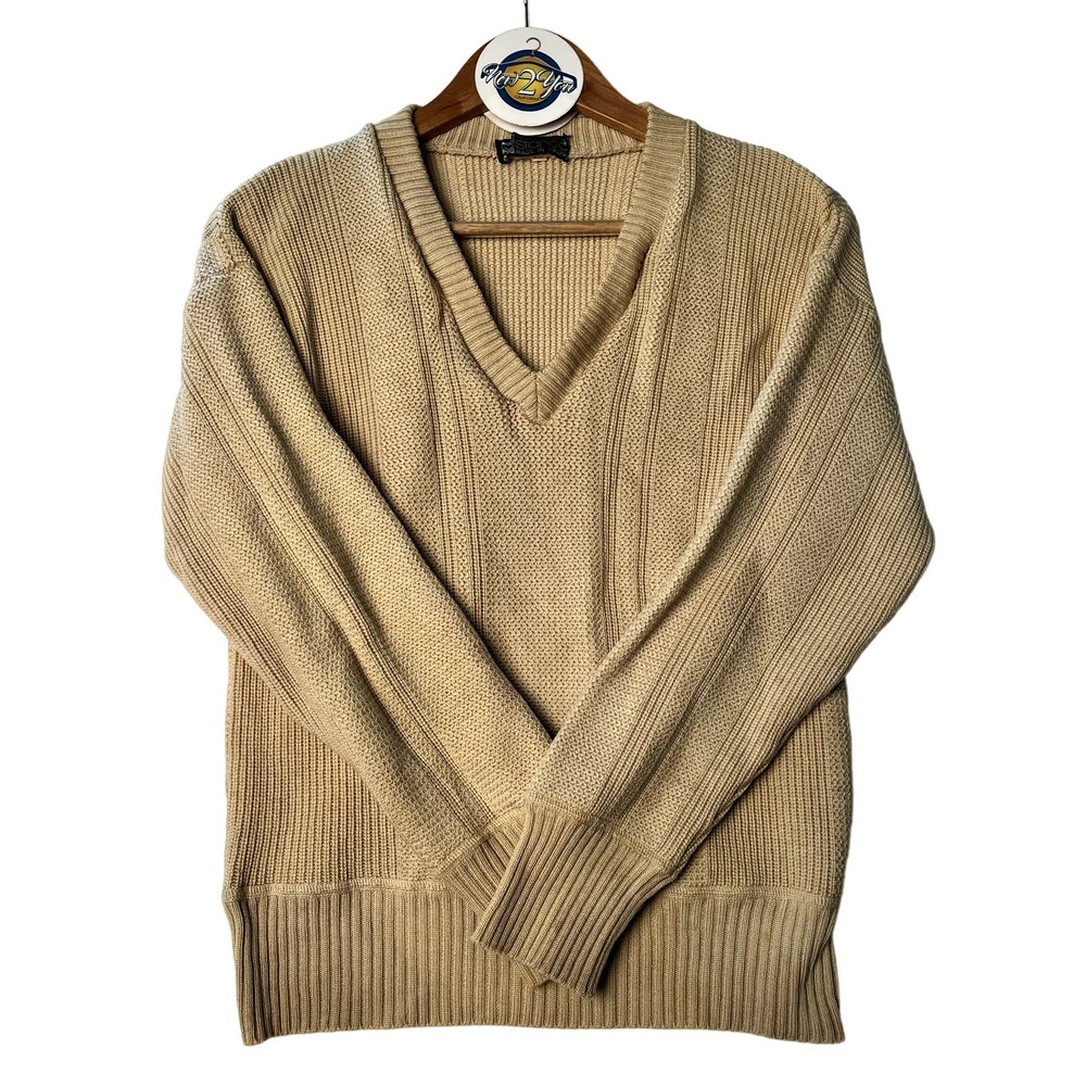 Starco Tan 100% Pure Wool Sweater
